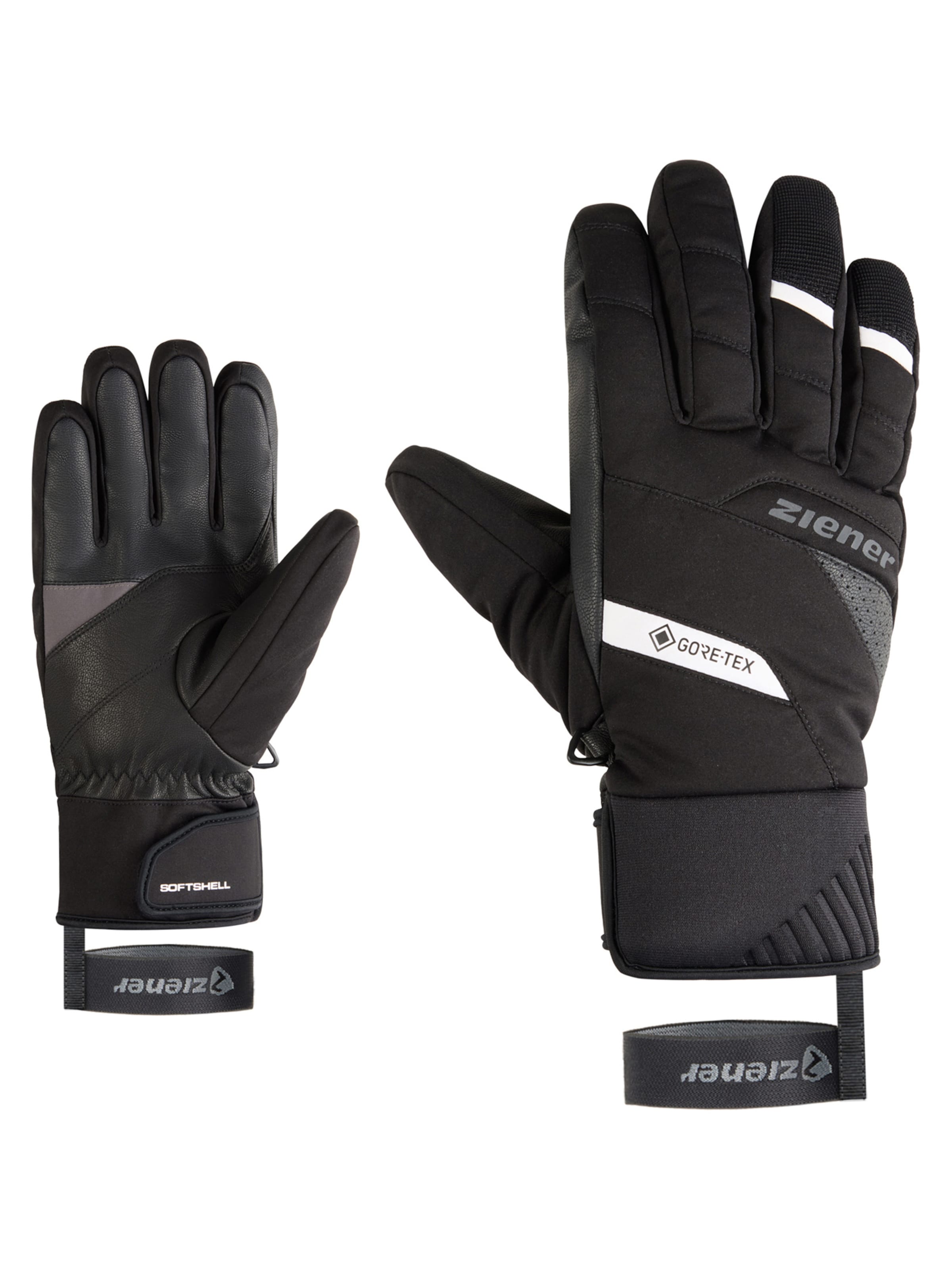 ZIENER Athletic Gloves 'Gokoni' in Black: front