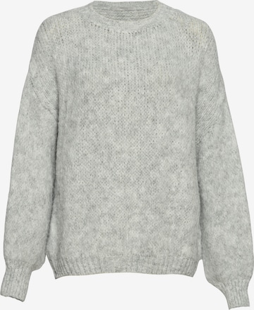 Lilavie Strickpullover ' Peggii ' in Grau: Vorderseite