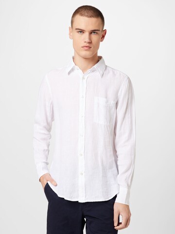 BOSS Regular fit Button Up Shirt 'Relegant' in White: front