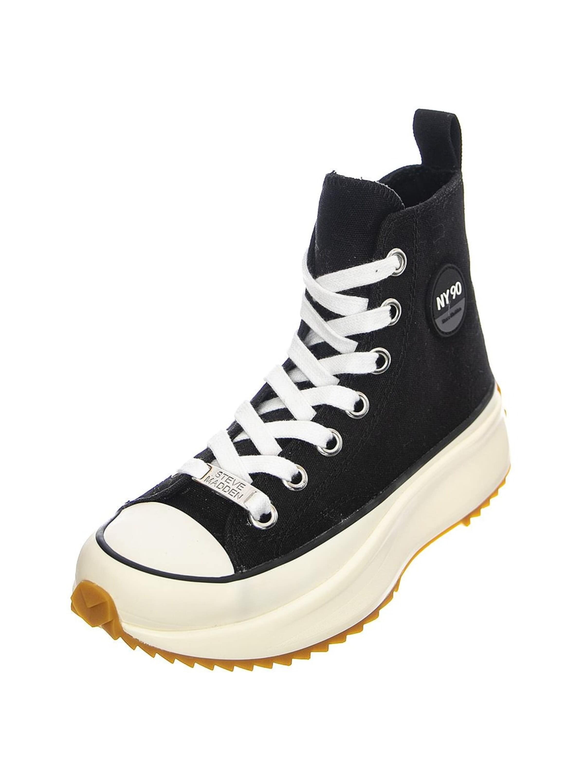 STEVE MADDEN Sportieve veterschoen 'Shark' in Zwart: voorkant