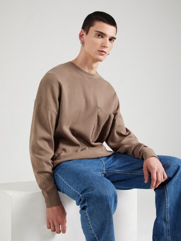 Only & Sons Sweater 'ONSLAMAI' in Beige: front