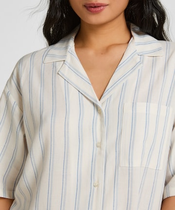 Hunkemöller Pajama shirt in White