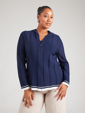 Persona by Marina Rinaldi Pletena jopa 'NNWLANDA' | modra barva: sprednja stran