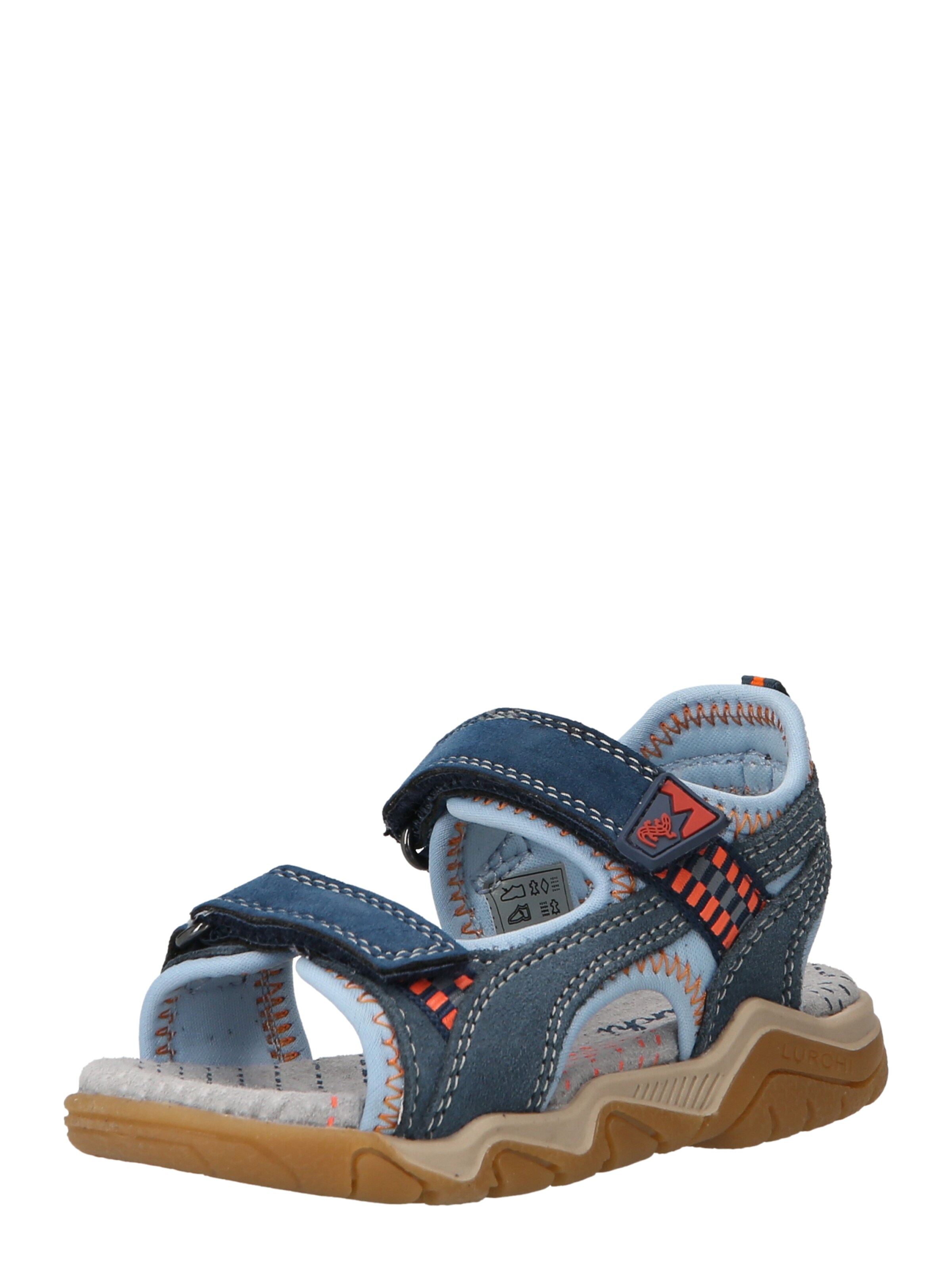 Lurchi Brian Sandale Für Jungen - Robuste Veloursleder Sandale Mit Klett