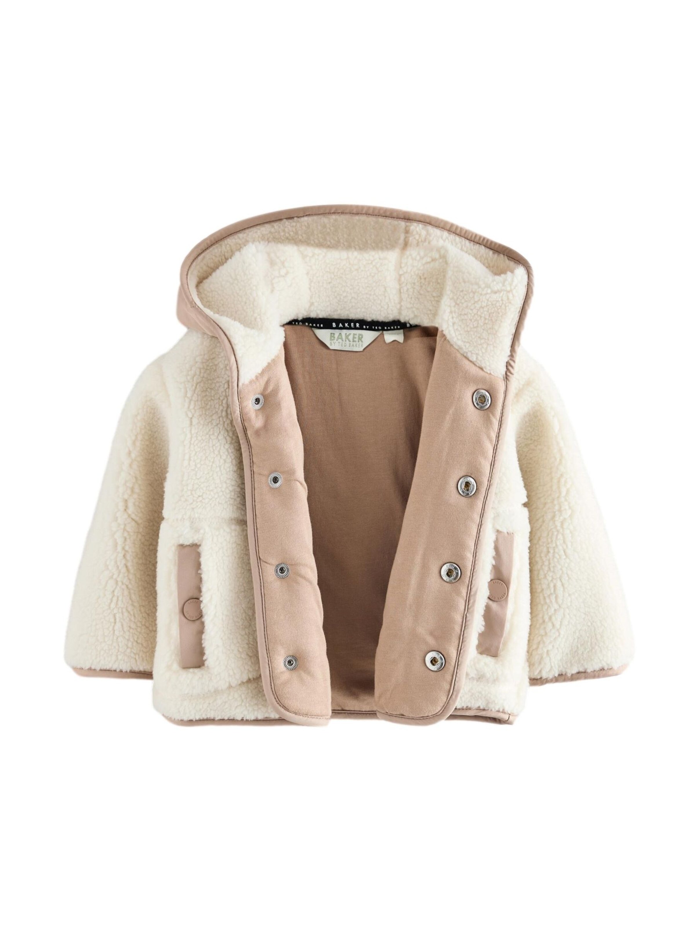 Veste en polaire Baker by Ted Baker en gris : devant