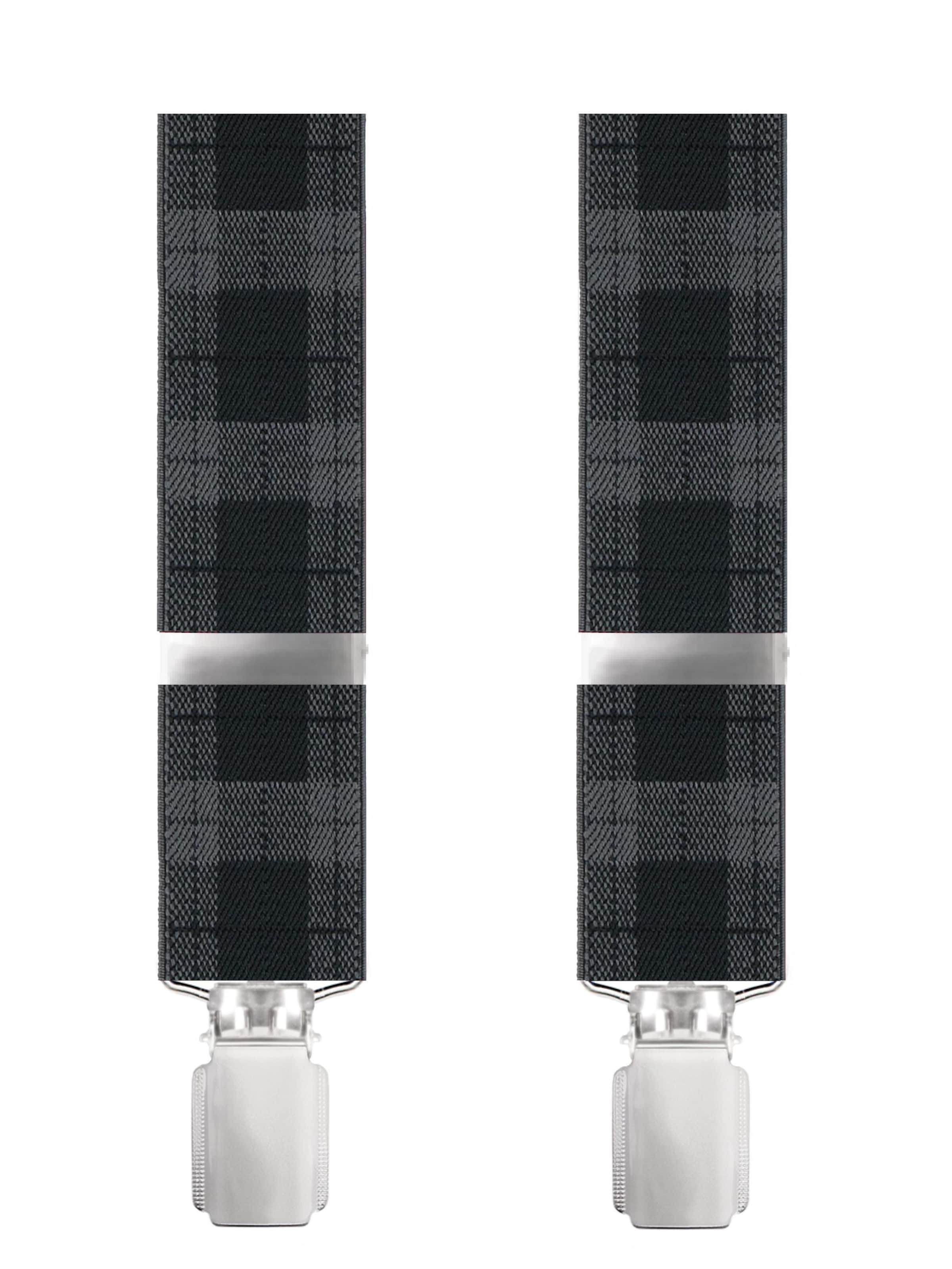 WILLEN Suspenders 'Karo' in Grey