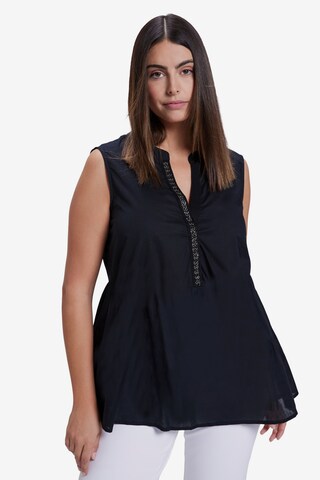 Ulla Popken Blouse in Black: front