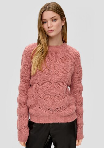 QS Trui in Roze: voorkant