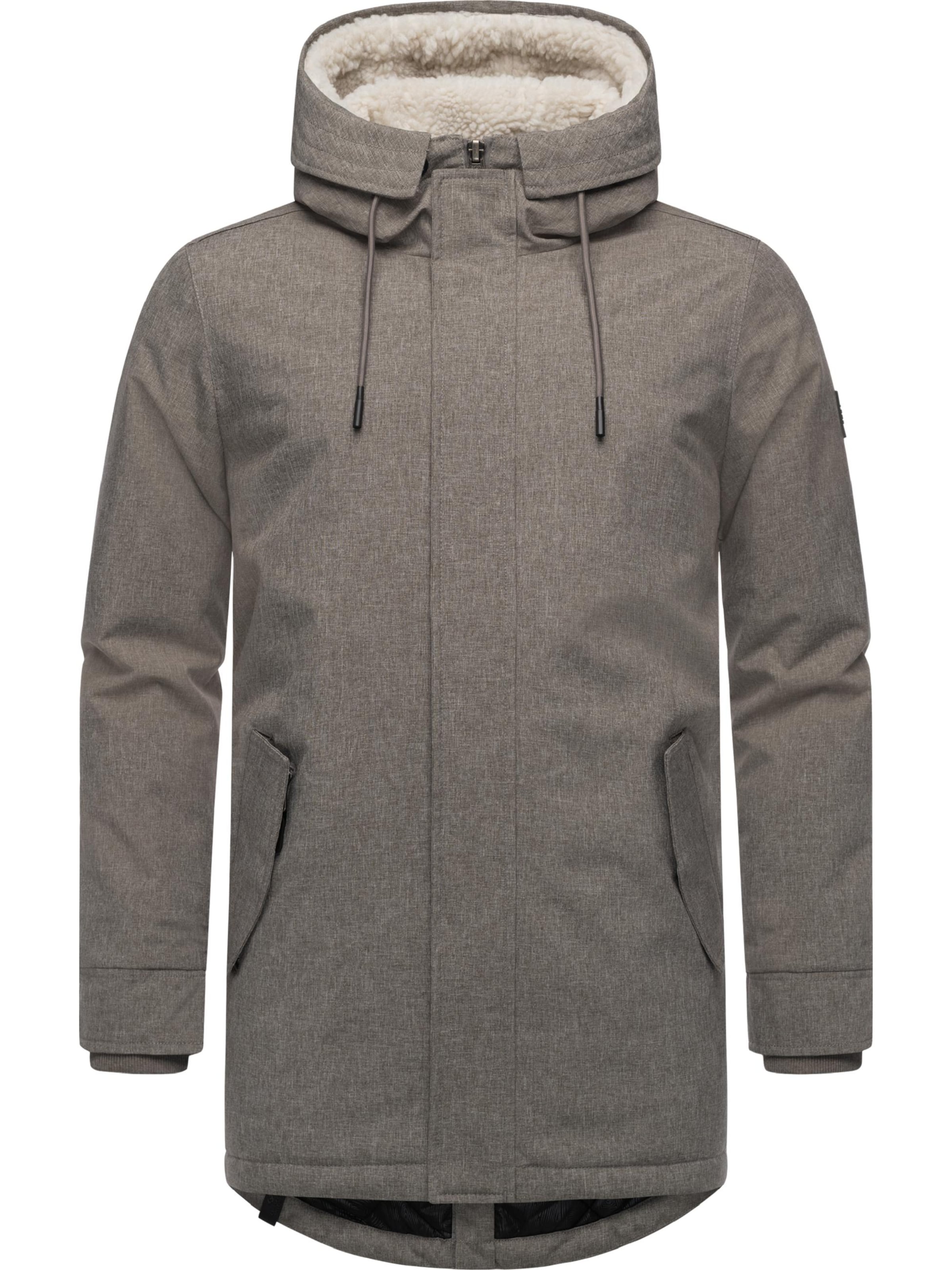 Ragwear Winter coat in Brown: front