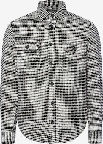 Nils Sundström Hemd in Beige: Vorderseite