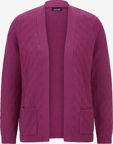 Cardigan Goldner en violet : devant
