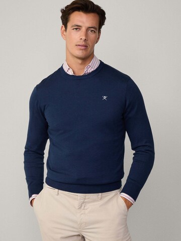 Hackett London Sweater in Blue: front