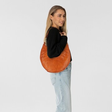 Sac bandoulière 'Monospalla' Campomaggi en marron : devant