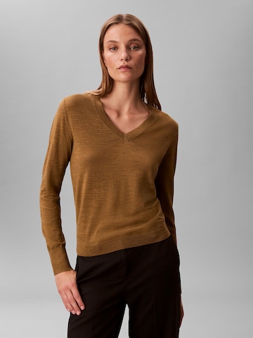 Calvin Klein Trui in Geel: voorkant