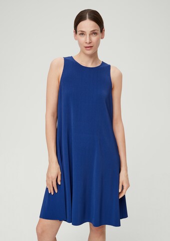 s.Oliver - Vestido en azul: frente