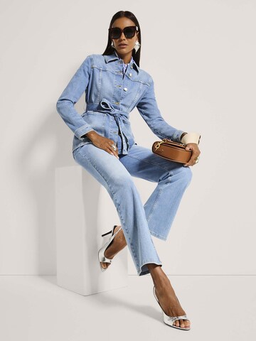 Veste mi-saison MADELEINE en bleu