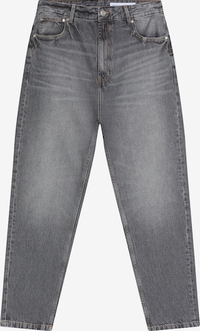 Largi Jeans de la Bershka pe gri: față