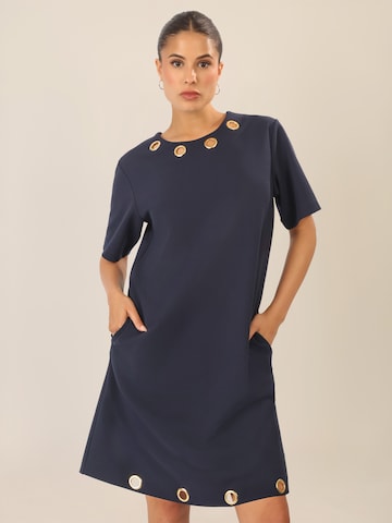 APART Dress in Blue: front