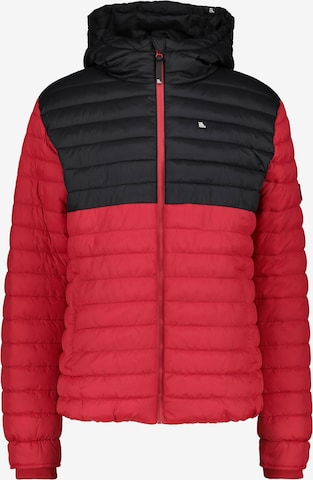 Alife and Kickin Between-Season Jacket in Red: front