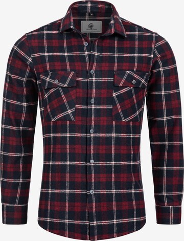 Rock Creek Regular fit Button Up Shirt in Red: front