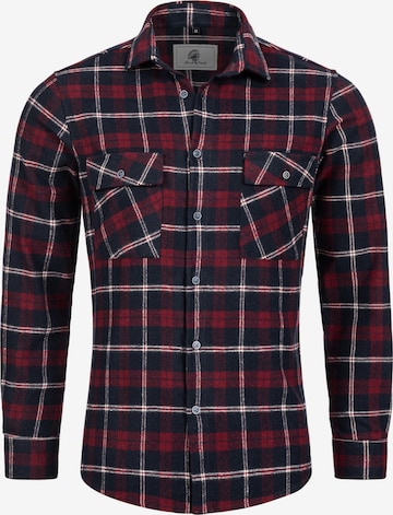 Rock Creek Regular fit Button Up Shirt in Red: front