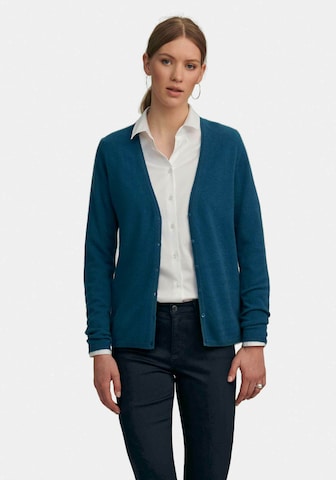Peter Hahn Knit Cardigan 'CORA' in Blue: front