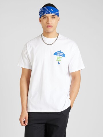 Carhartt WIP Тениска 'Cover' в бяло: отпред