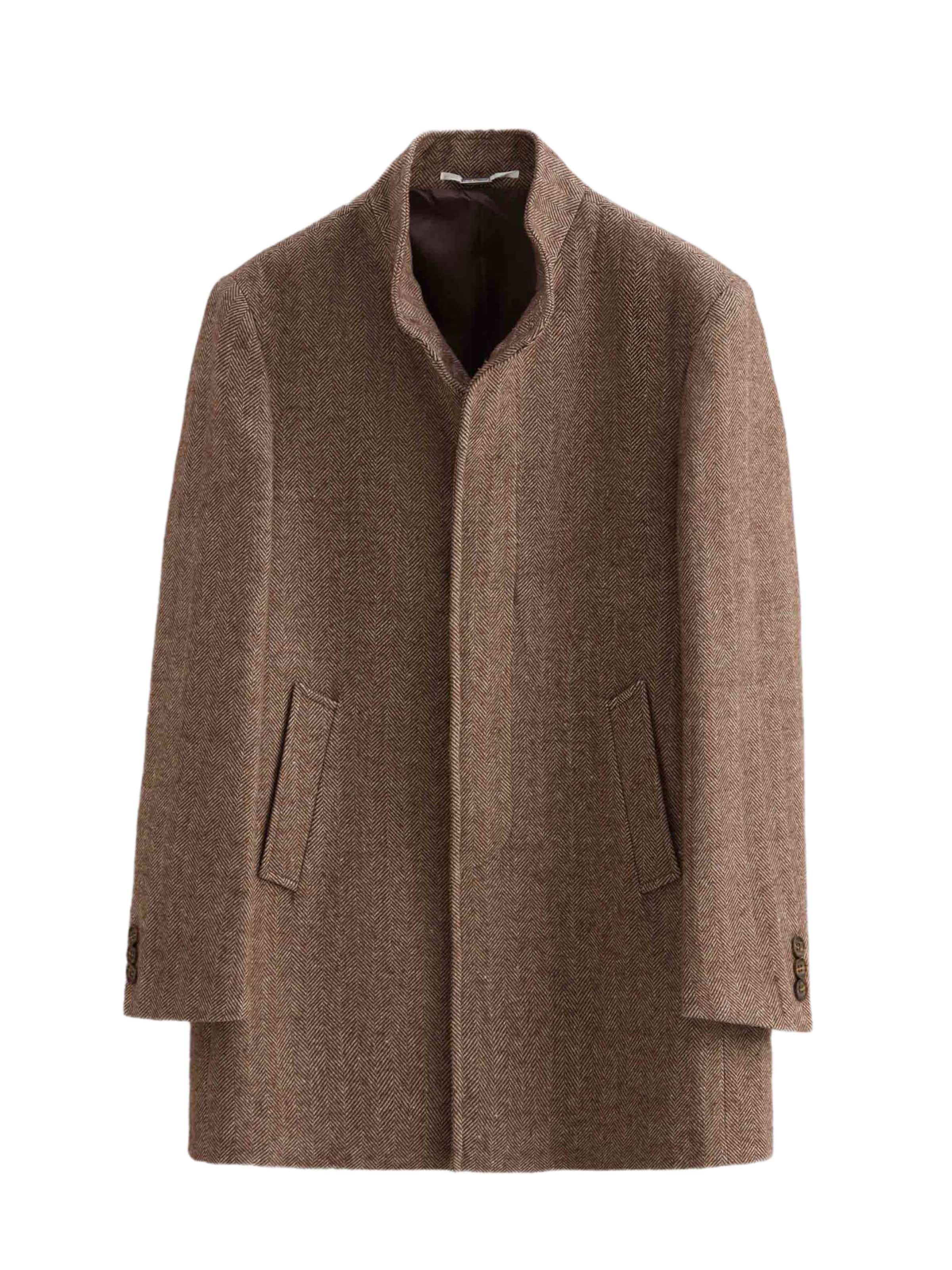 D’S Damat Tussenjas in Bruin: voorkant