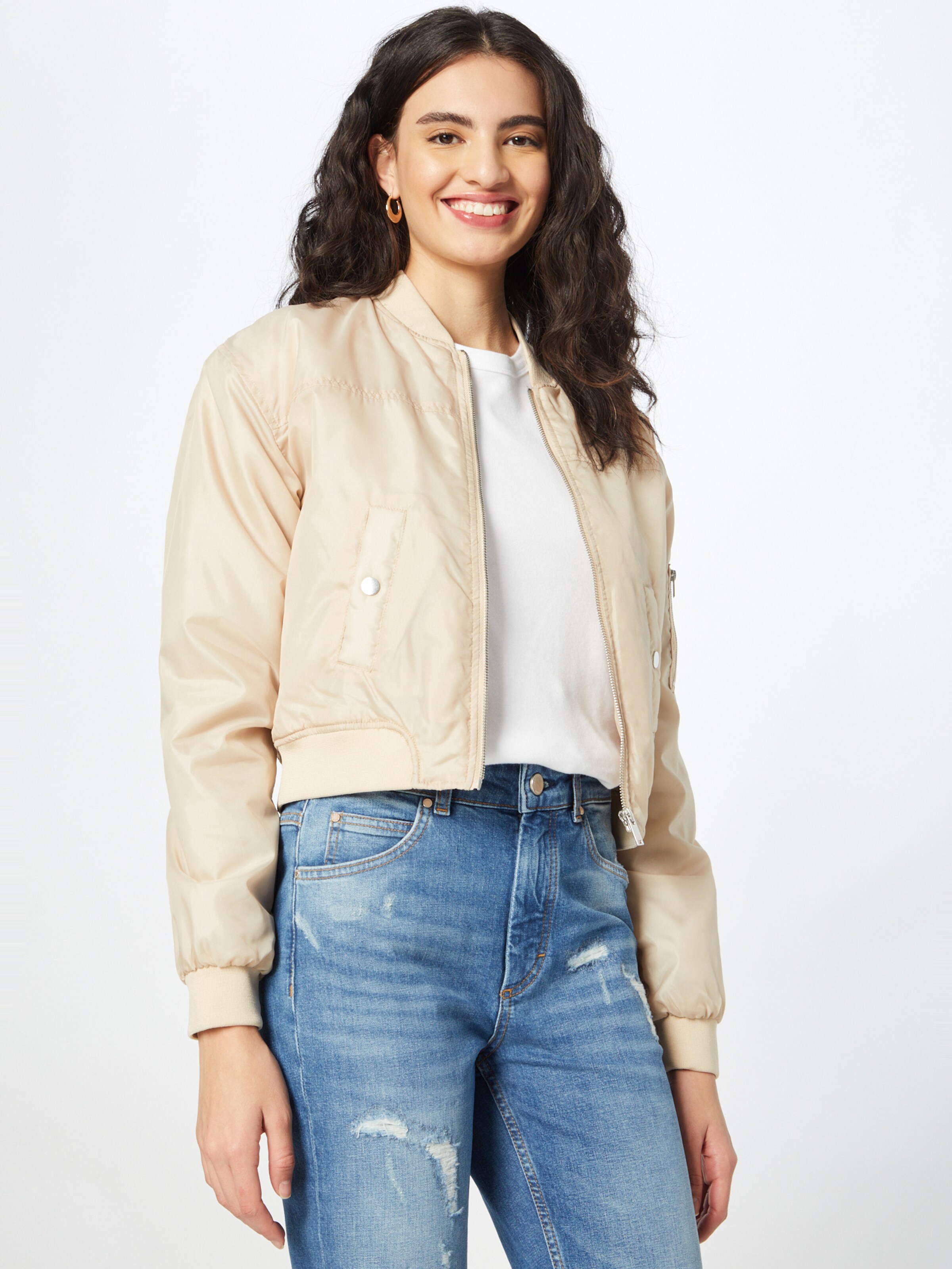 Frauen Jacken JDY Jacke 'HUMMER' in Beige - HR56658 Frauen Jacken JDY Jacke 'HUMMER' in Beige - HR56658