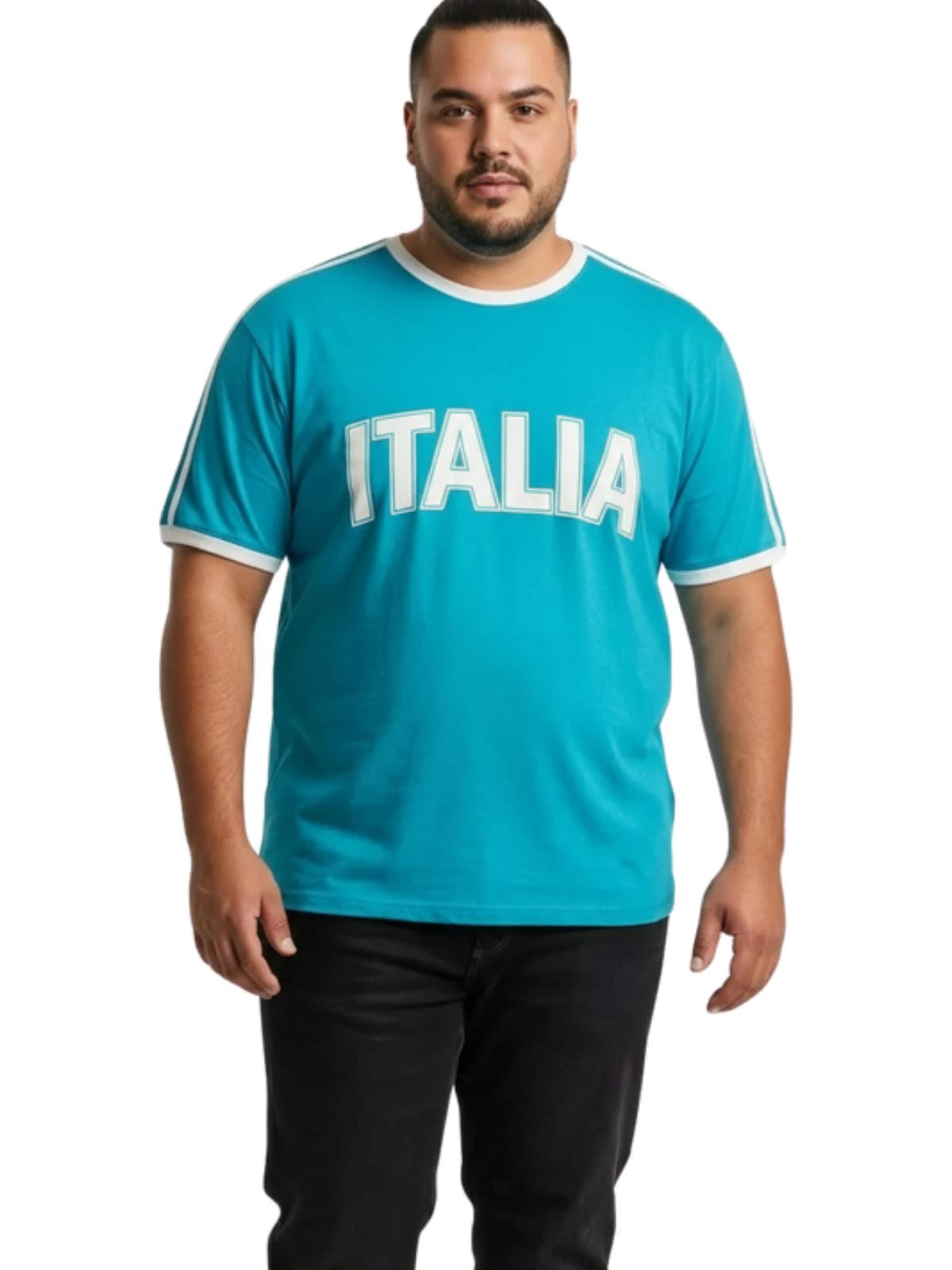 Lavecchia Shirt 'LV-2035 Übergrößen' in Blauw: voorkant