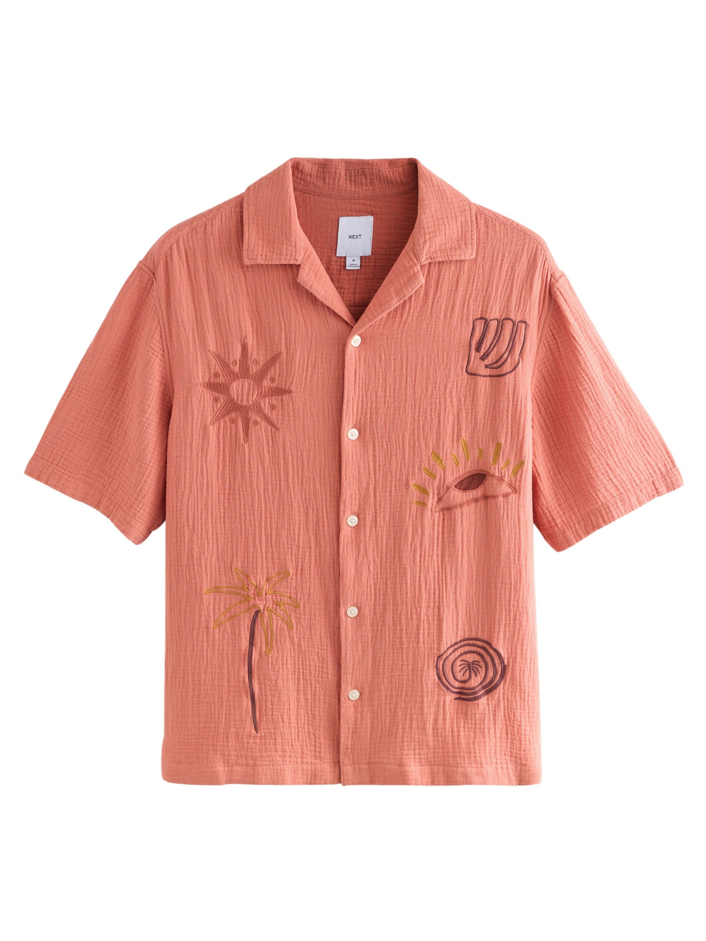 Next Regular fit Overhemd in Oranje: voorkant