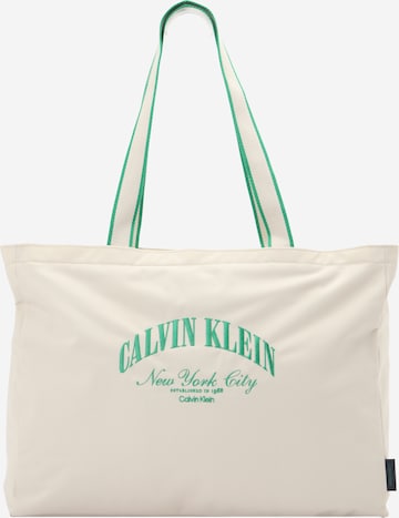 Calvin Klein Shopper in Weiß: Vorderseite