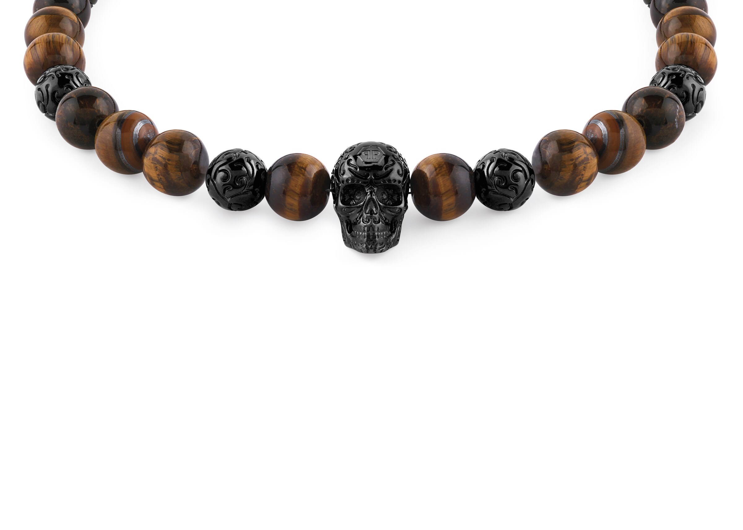 Chaîne 'Elite' Philipp Plein Jewellery en marron