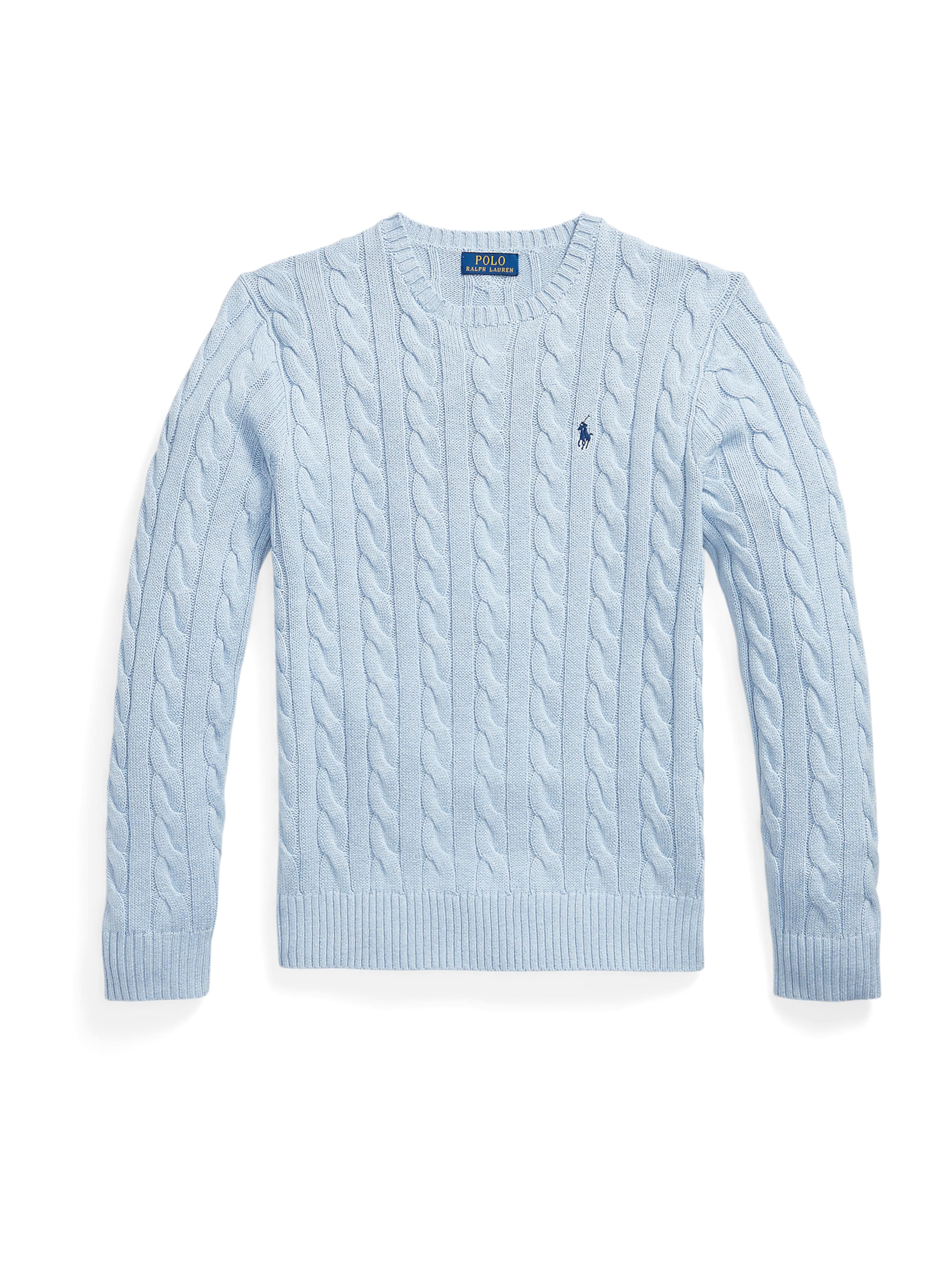 Polo Ralph Lauren Pull-over en bleu clair, Vue avec produit