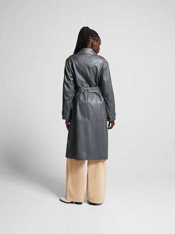 Bershka Between-Seasons Coat in Grey