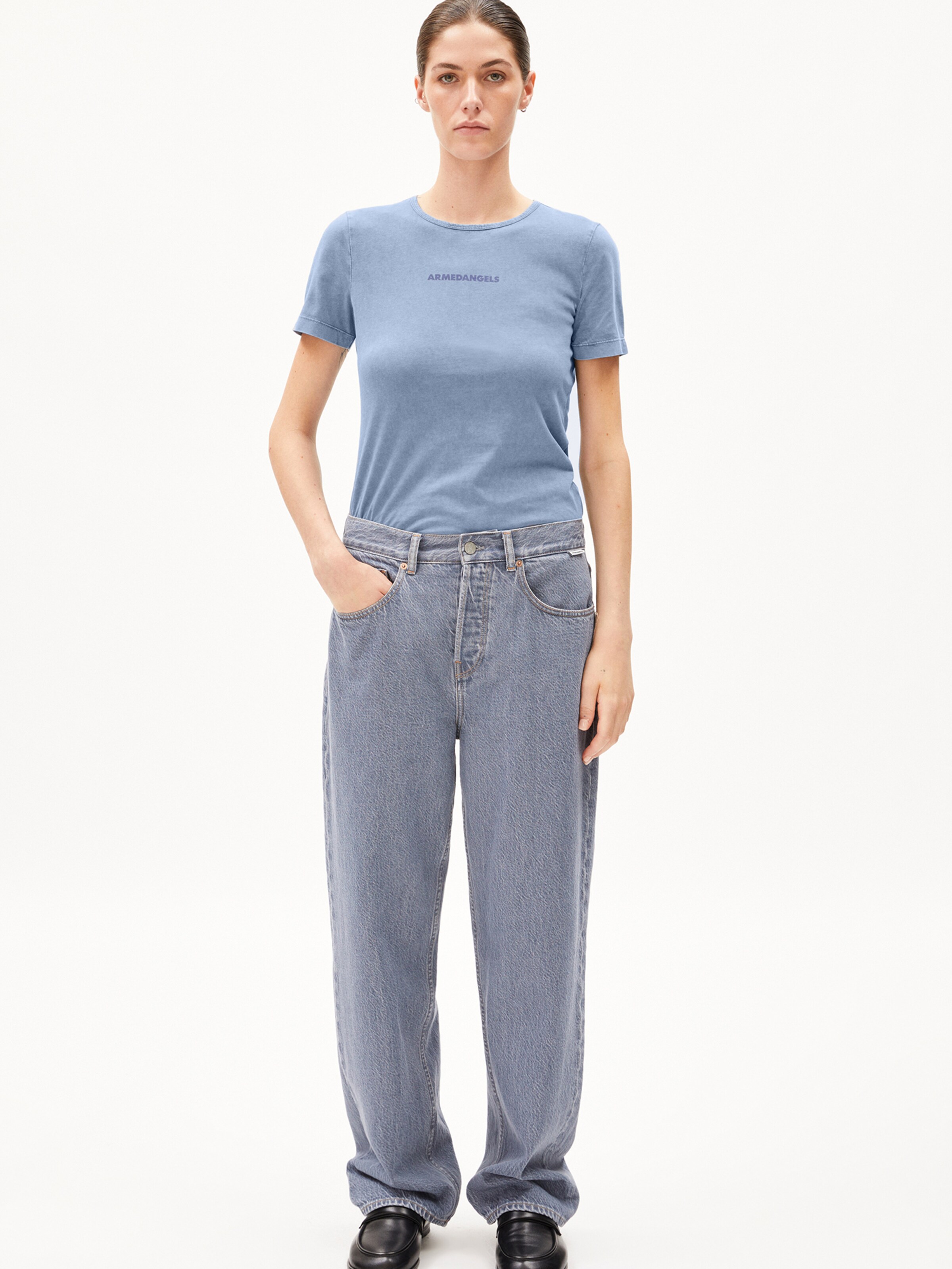 ARMEDANGELS Shirt 'EBAANORA' in Blauw