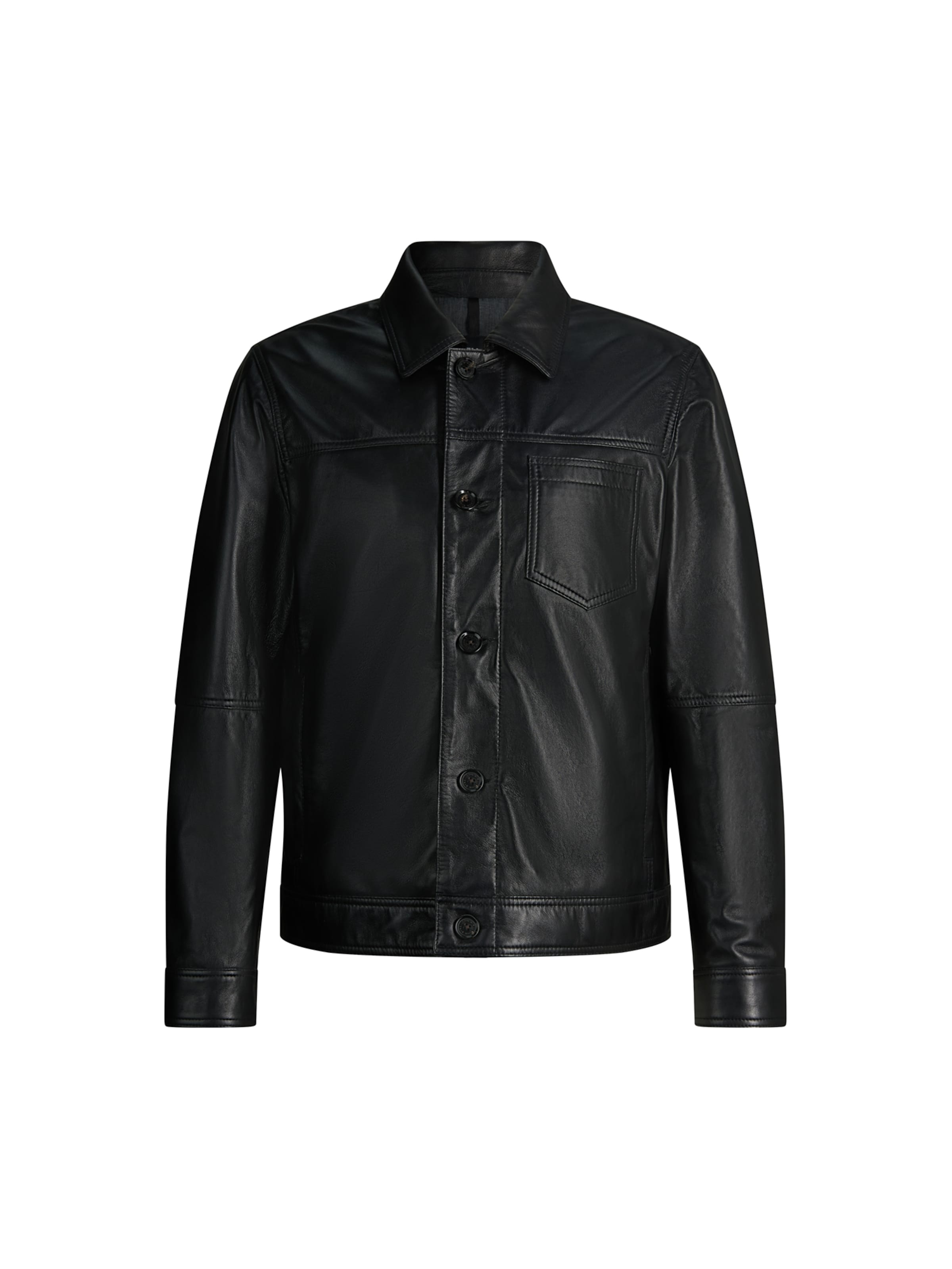 STRELLSON Between-season jacket 'Flint' in Black: front