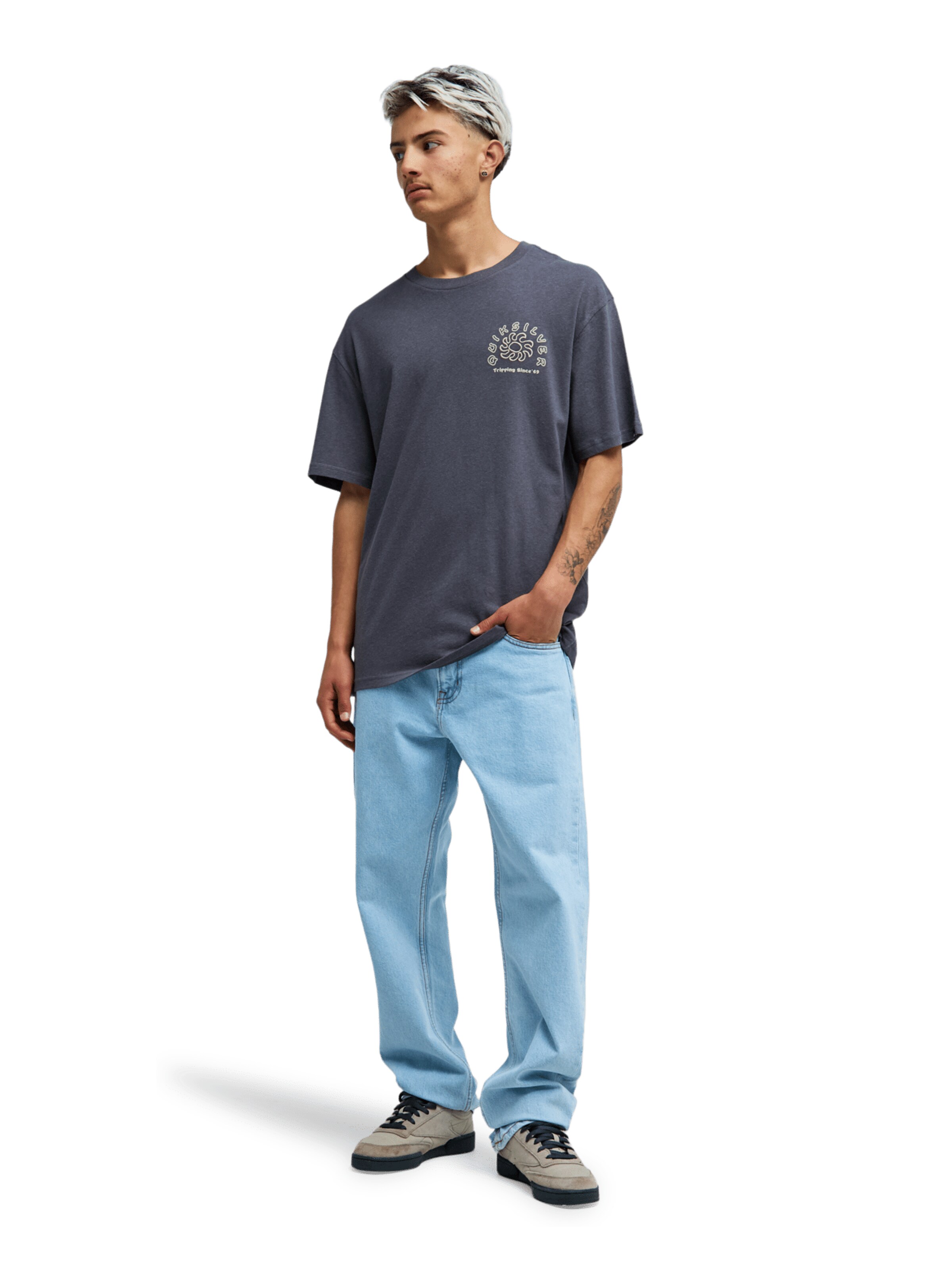 QUIKSILVER Performance Shirt in Grey