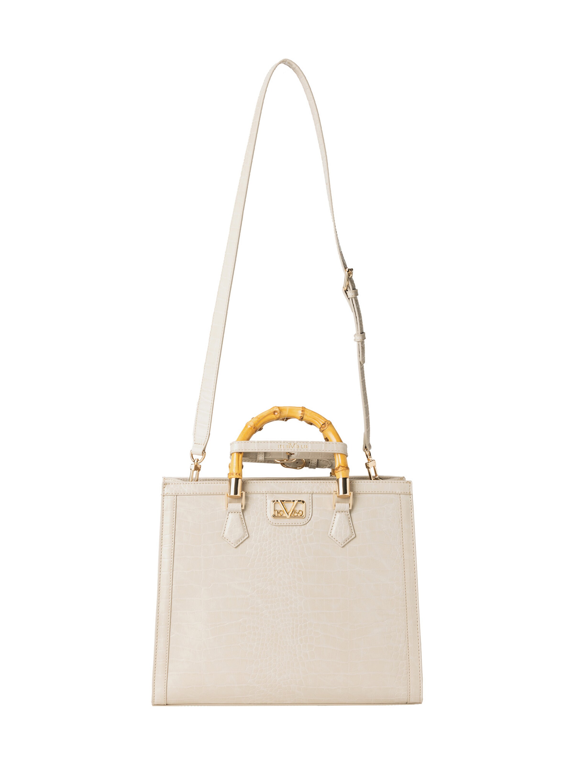 19V69 ITALIA Handbag 'Mei' in Beige: front