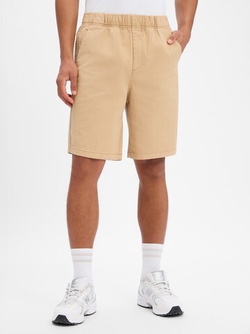 Regular Pantalon Nils Sundström en marron : devant