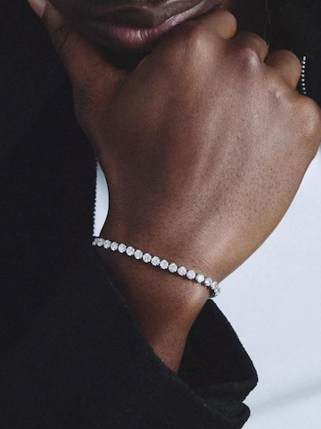 Bracelet 'Tennisarmband aus Edelstahl mit weißen Zirkonia' Thomas Sabo en argent