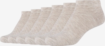 camano Socks in Beige: front