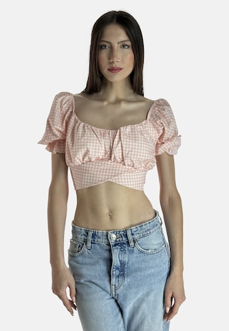 Elara Bluse i pink: forside