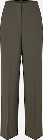 SECOND FEMALE Wide Leg Hose 'Fique ' in Grau: Vorderseite