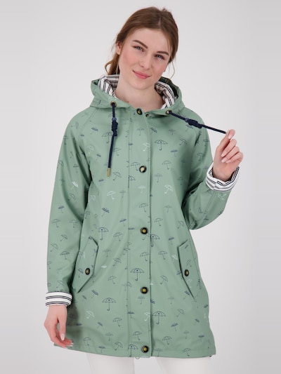 ankerglut Raincoat 'Regenjacke Friesennerz Ankerglutbucht Damen Übergangsjacke Kapuze' in XS in Lime, Item view