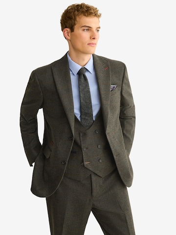 Coupe regular Veste de costume Next en vert : devant