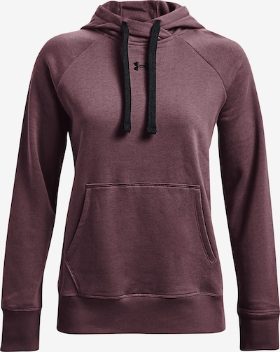 UNDER ARMOUR Athletic Sweatshirt 'Rival' in Plum / Black, Item view