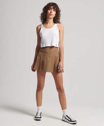 Superdry Skirt in Brown: front