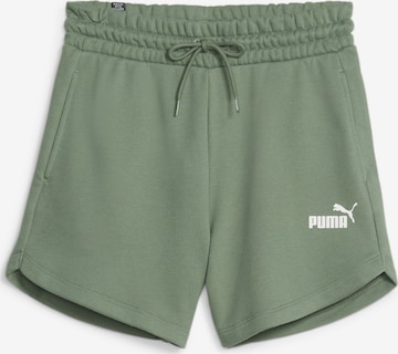 PUMA Regular Workout Pants in Green: front