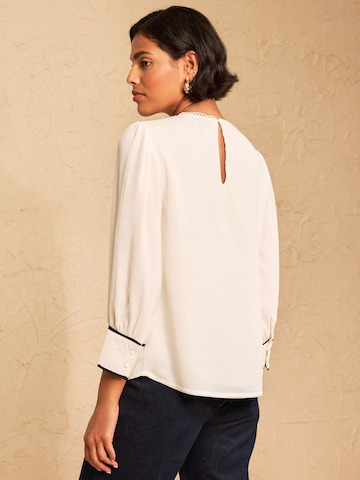 love & roses Blouse in Beige